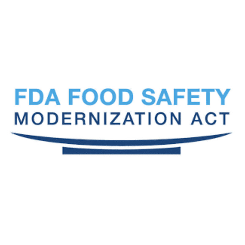 FDA Food Safety Modernization Act logo.